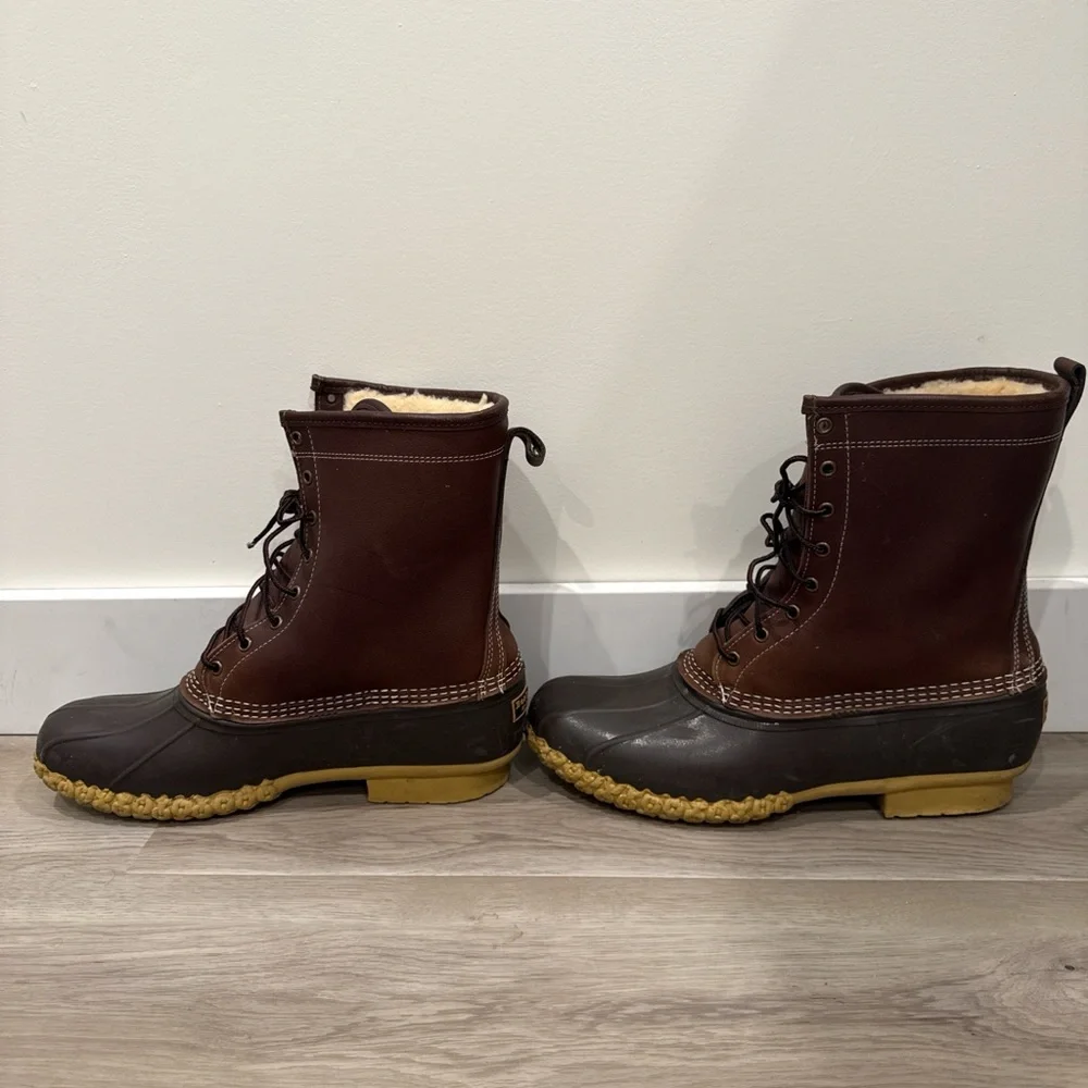 Classic L.L. Bean Lined Bean Boots Men’s Size 13